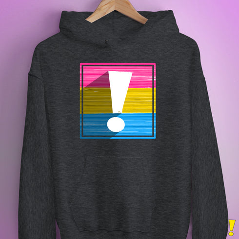 Pansexual Pride Flag Exclamation Point Hoodie